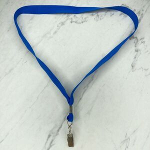 Blue ID Badge Holder School Work Lanyard Necklace